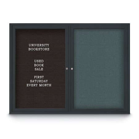 United Visual Products Corkboard, Synthetic Forbo/White, 36"x 36" UV436H-WHITE-FORBO